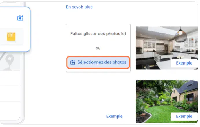 creer fiche carte virtuelle Google